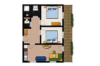 floorplan apartement Flachau
